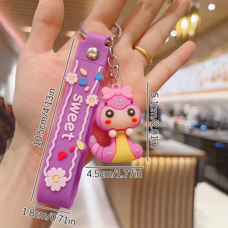 2025 год Креативный кулон в виде змеи со знаком зодиака брелок для ключей с надписью «Счастливый брелок», подвески для рюкзака, украшения для автомобиля, подарочные украшения