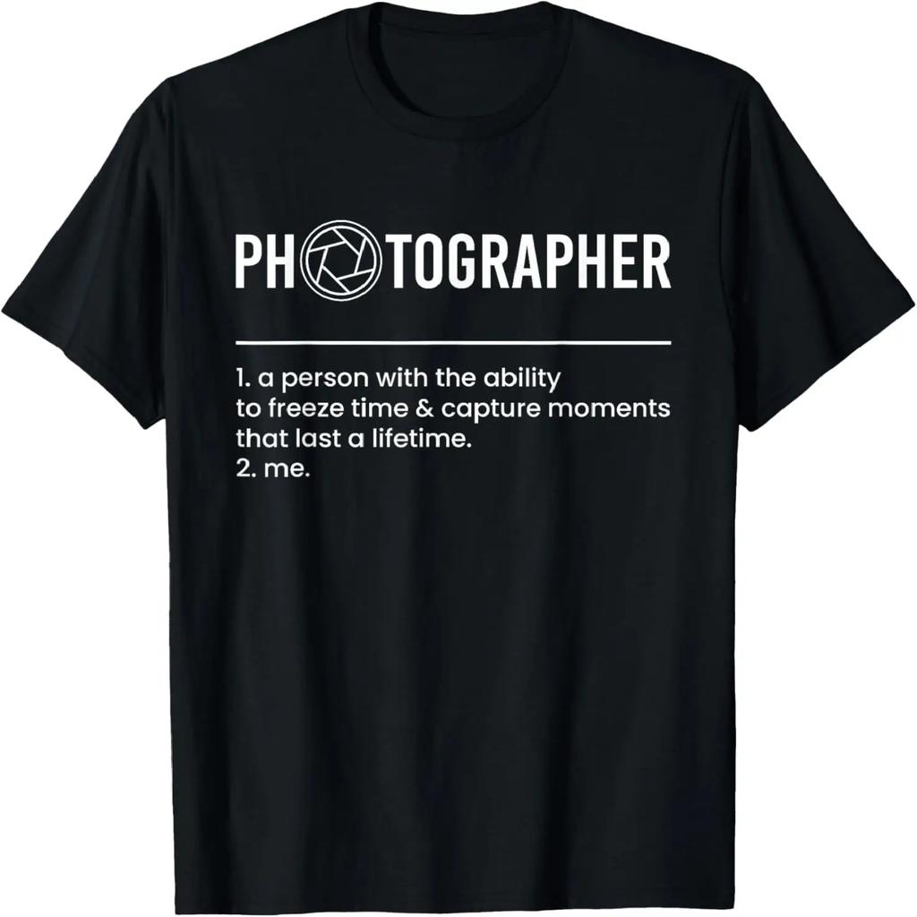 Фотограф Оператор - Футболка с принтом Фотография