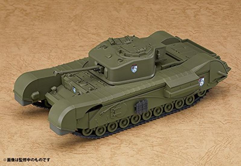 Nendoroid More Girls Panzer Final Chapter Churchill Infantry Tank Figure & Mk.VII Немасштабная ABS&PVC Предварительно окрашенная