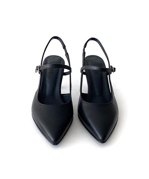 Odr Lillian Strap Slingback_Black 5/67Cm Odrd24050