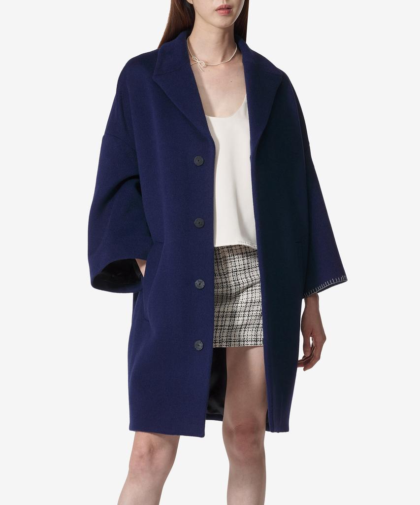 Marni Oversized Wide Sleeve Coat - Light Navy / Cpma0238Suutwa2200B81