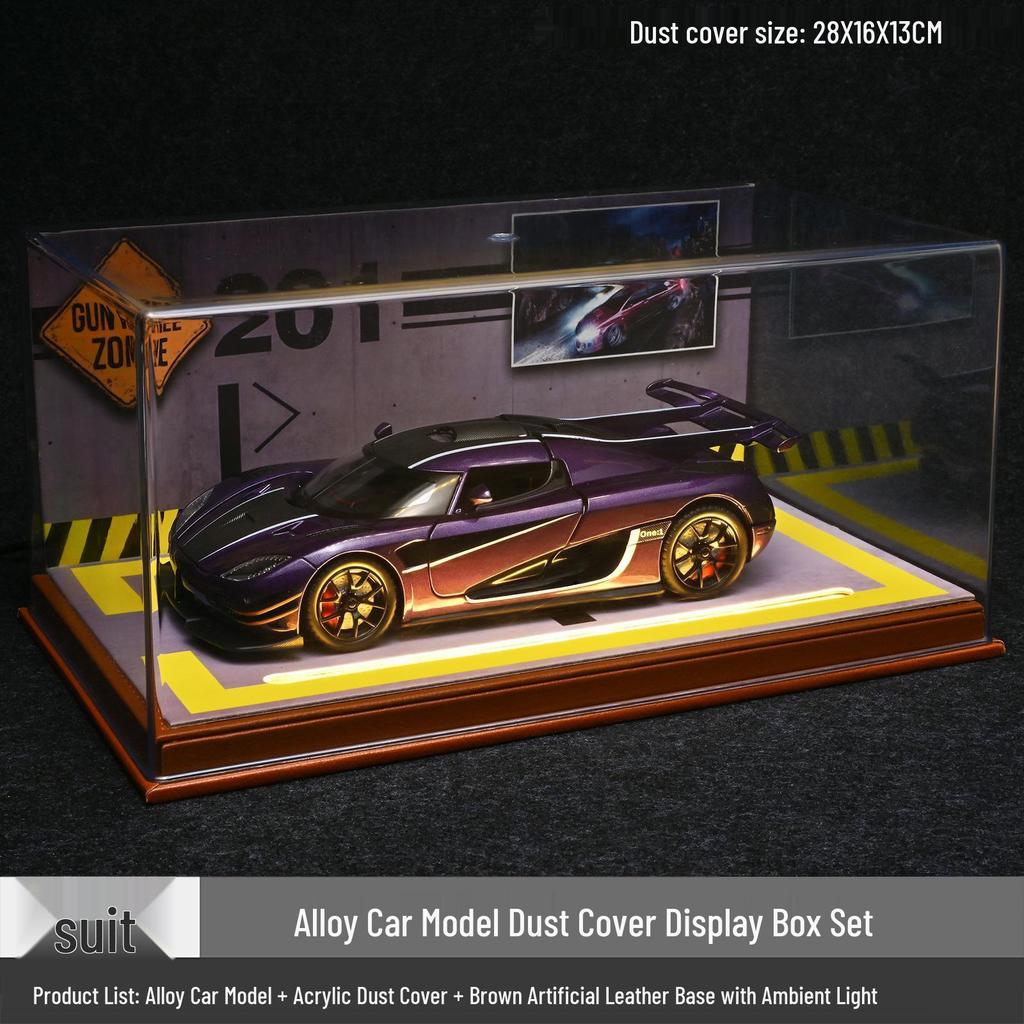 1:24 Koenigsegg ONE Alloy Car Model with Ejection Doors - Sports Car Ornament and Toy