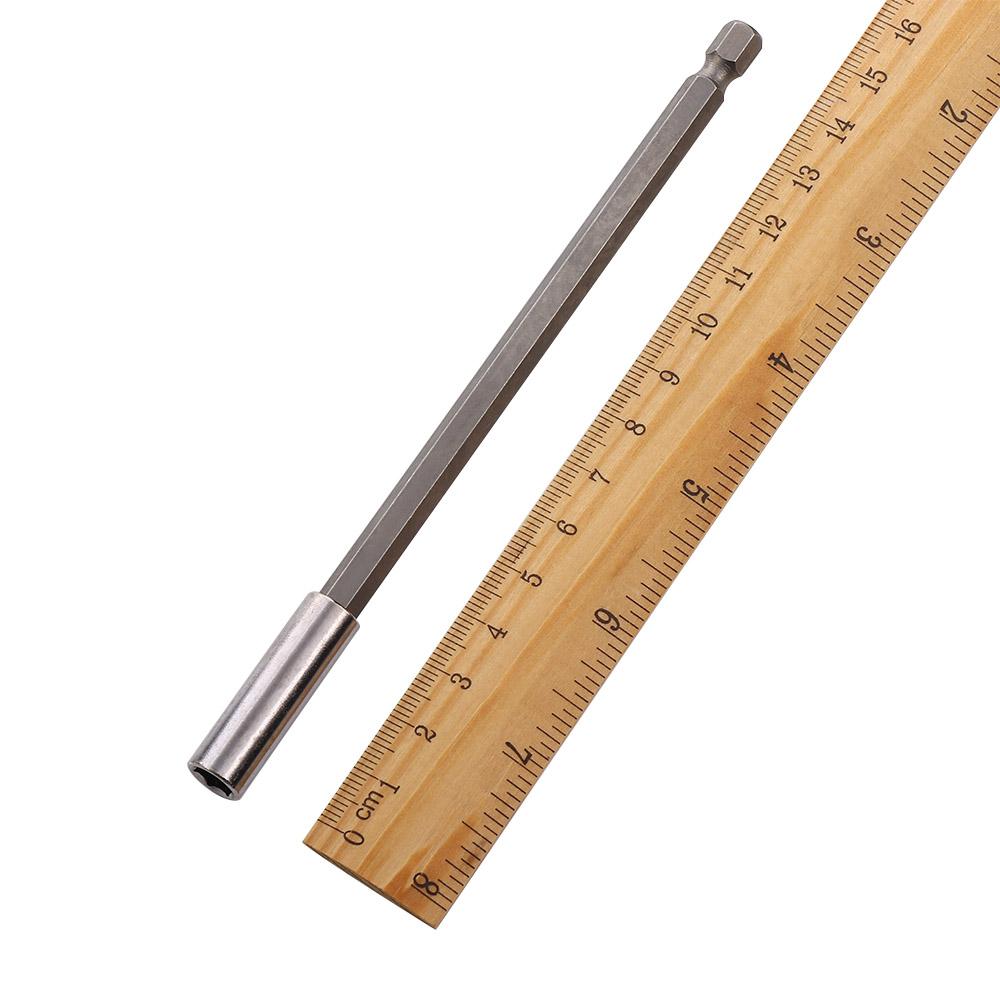 1/4" Quick Release Screwdriver Power Tools Extension Hex Shank Drill Bit Holder Extender Rod Socket