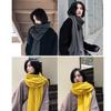 Thick Warm Winter Knitted  Scarf Solid Color Women Wrap Shawls Fashion Long Scarves