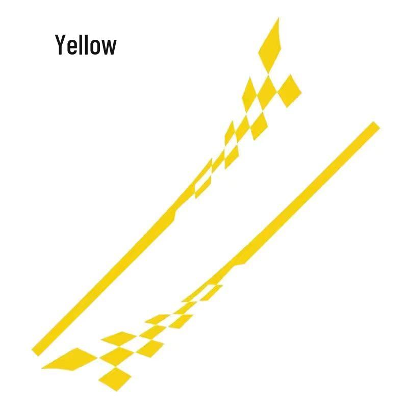 Универсальная светоотражающая наклейка на кузов автомобиля - Декорация боковой юбки для модификации автомобиля