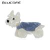 Cute Handmade Acrylic Dog Pins for Women Girl Cartoon Lovely Animal Brooch Badge Lapel Pins Party Jewelry Christmas