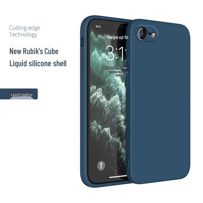 Классический силиконовый чехол для Apple iPhone 8/7/7 Plus - Дизайн с прямыми краями SE2