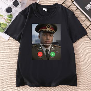 funny Kylian Mbappe Dictator t-shirt Casual Women men Short Sleeve Printed T-shirt O Neck Casual Tees