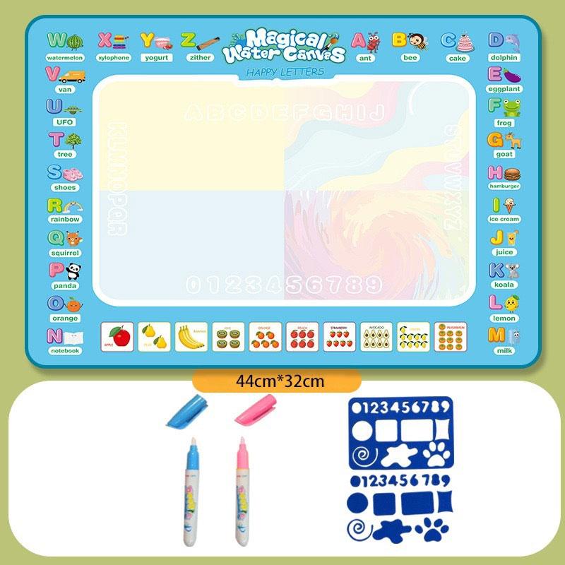 Цветной коврик для рисования водой, коврик для рисования для детей, малышей, развивающие игрушки Монтессо для детей 3 4 5 6 7 8 лет, подарок для мальчиков и девочек