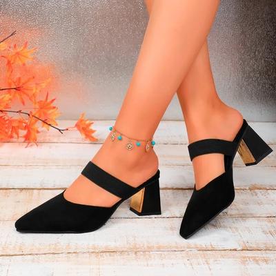 Горячая Распродажа Женская Обувь Baotou Женские Тапочки Модные Большие Размеры Платье Тапочки Женские Летние Босоножки Каблуки Женские