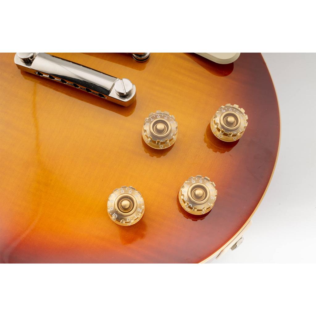 Musiclily Pro Слотные Speed Ручки Метрические для LP Les Paul Электрическая Золотые Ручки, Стандартные, Гитары, (Набор 4)