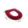 Bathroom Toilet Seat Closestool Washable Soft Warmer Cover Pad Cushion Mat HMM