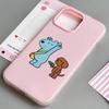 Расписной чехол для телефона для iPhone 15 11 13 14 для 15 16 Pro Max 12 13 16 Pro Милый Модный Смешной Чехол для телефона со шнурком Последние Рекомендации по самым продаваемым товарам