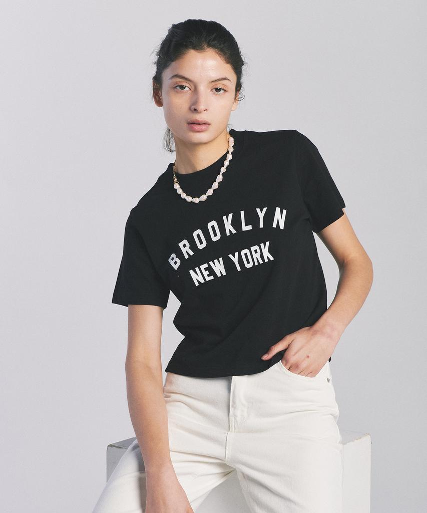 PAPERBOY Укороченная футболка с коротким рукавом Brooklyn - Черная
