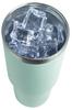 Living ensemble Tumbler with Insulated for Hot and Cold 411712 2-Way Straw, 900ml, Drinks, Green,