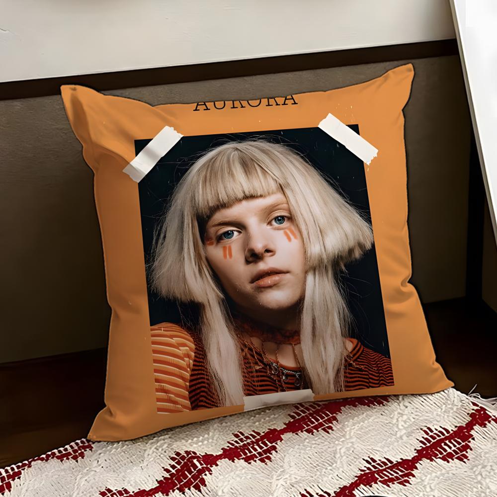 Famous SingerAAuroraMusic Cushion Cover Reversible Soft Durable Pillow Cover Home Car MultiScene Use for Daily Comfort