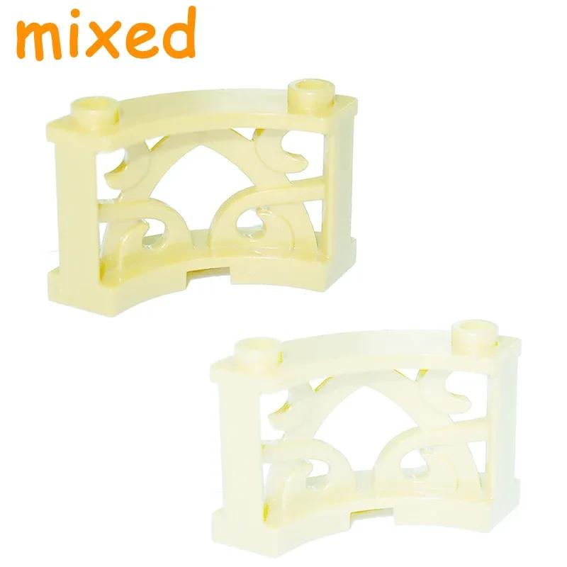 Аксессуары для Города Строительных Блоков Деталь MOC Забор Перила Лестничная Ограда Лестница Ограждающий Брус Замок Сад Ферма Военный Собираемый Кирпич