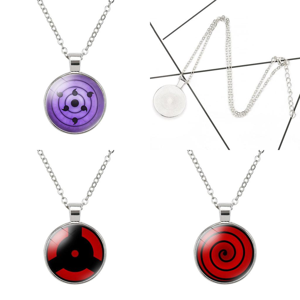 Наруто Камень Времени Круглый Кулон Ожерелье Простое Унисекс Украшение Идеальный Подарок