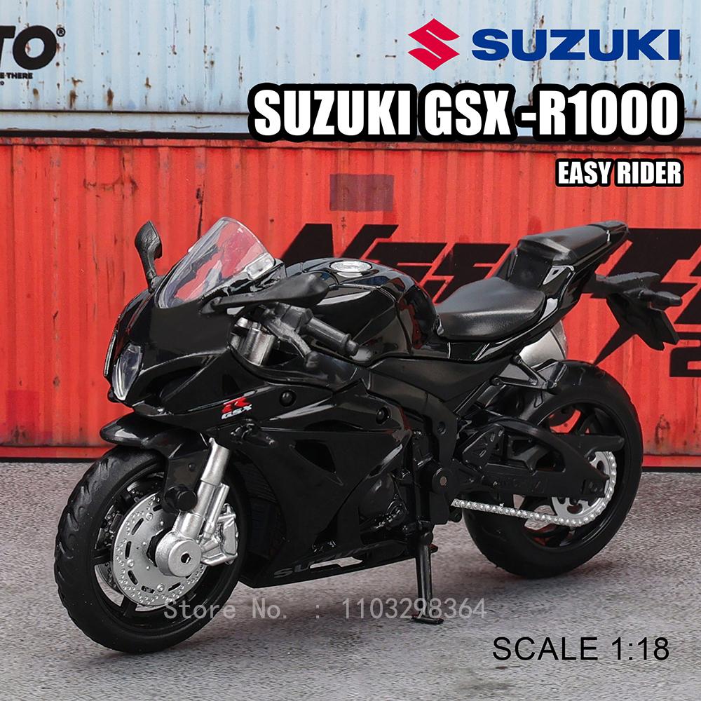 МСЗ 1:18 Suzuki GSX-R1000 Мотоцикл Сплав Модель Автомобиля Детская Игрушечная Машинка Литая Модель Мотоцикла