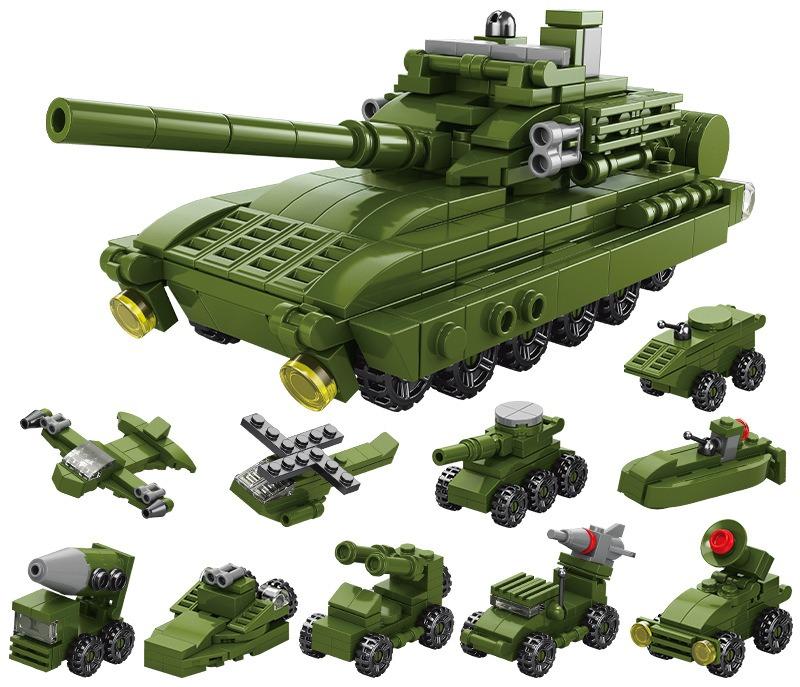 Конструктор «10 в 1» развивает когнитивные способности детей, позволяет собирать модели юрских динозавров. Отличный подарок для мальчиков и девочек.