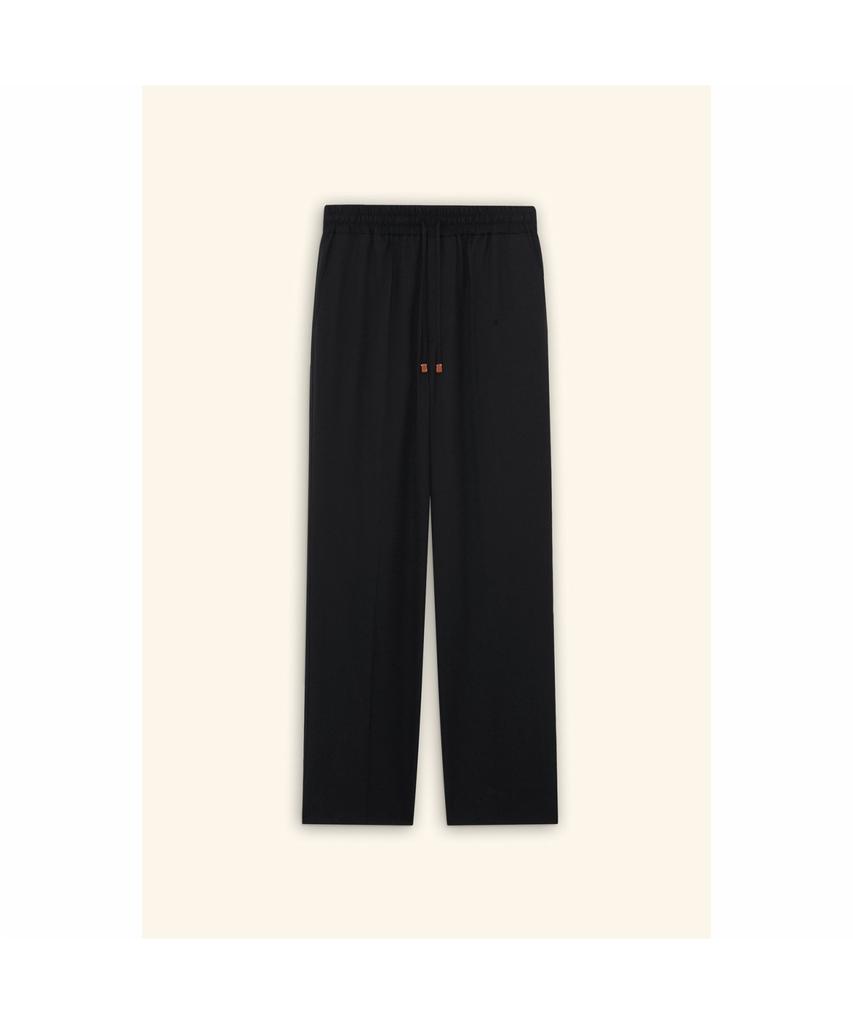 DROLE DE MONSIEUR Straight Wool Pants Pantalon Droit Laine D0Pas26302Bkx