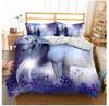 Iceberg Unicorn Quilt Cover Set Pillow Cover 3D Print Pink Green Babysbreath Navy Blue Bed Cover Set For Boy Gril Teen Dropship