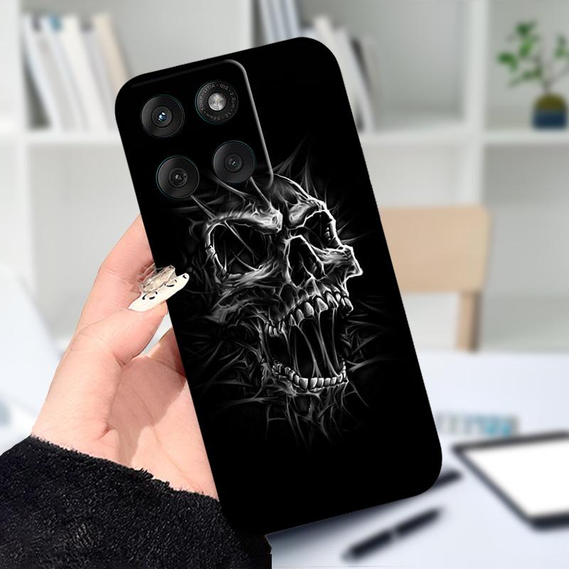 Для Motorola Edge 60 Fusion Мягкий чехол XT2503-4 Милый мультяшный силиконовый TPU чехол для телефона Для Moto Edge 60Fusion 5G Защитный Fundas