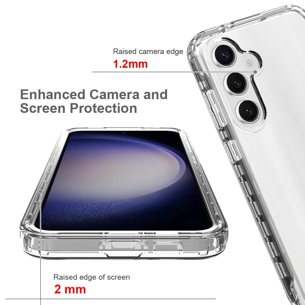 Прозрачный мягкий ТПУ защитный чехол для Samsung Galaxy S25 Plus S24 FE S23 S22 S21 Ultra A56 A36 A16 5G A55 A35 A15 A54 A14 A34 чехол