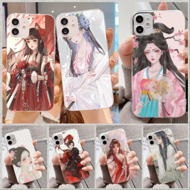Чехол для телефона «Древняя красота» для IPhone 14 13 12 11 XS X 8 7 6 Plus Mini Pro Max SE 2022, мягкий прозрачный чехол для телефона