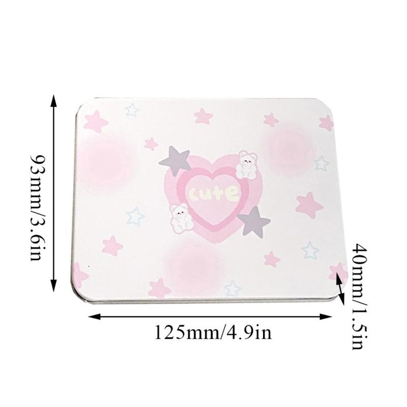 Мультфильм Kpop фотокарточки настольное хранилище звездный ящик для хранения маленькие карточки наклейки ленты ящик для хранения канцелярские принадлежности офисные принадлежности