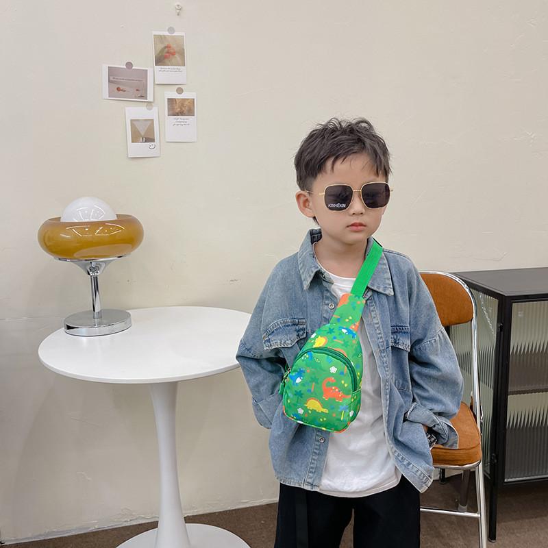 Динозавр Детский Мультяшный Одноплечевой Кроссбоди Нагрудная Сумка Детский Подарок Мода