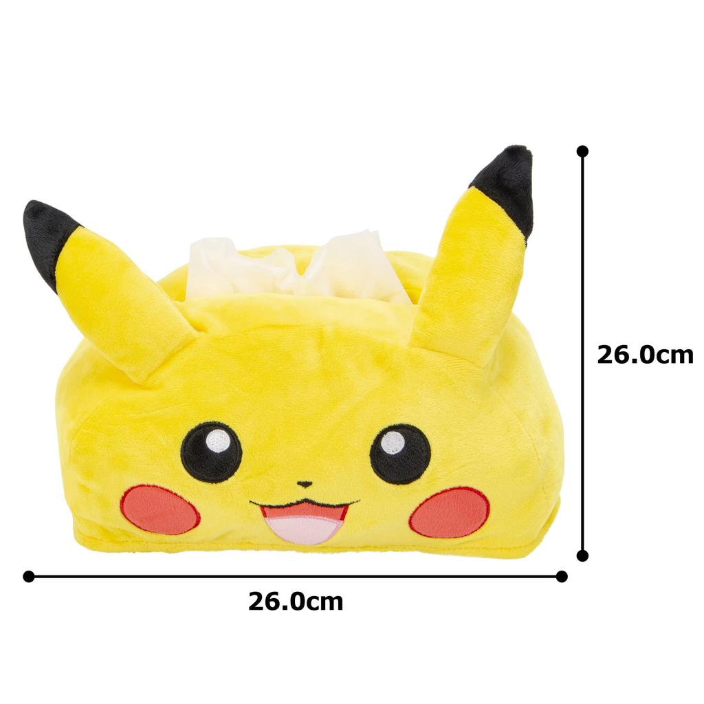 MORIPiLO Morishita Tissue Case Pokemon Pikachu Yellow 25cm Fluffy Material Stuffed Toy Cover Character Goods Pokemon 4620301 Approx.