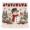 Farmhouse Tie Oven Cover Curtain Pastoral Style Coffee Machine Half Curtain  Kitchen