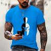 Vintage Men's T Shirt 3d Sparta Print Short Sleeve Tops Summer Street Hip Hop T-shirts For Men Oversized Tee Shirt Man Clothing