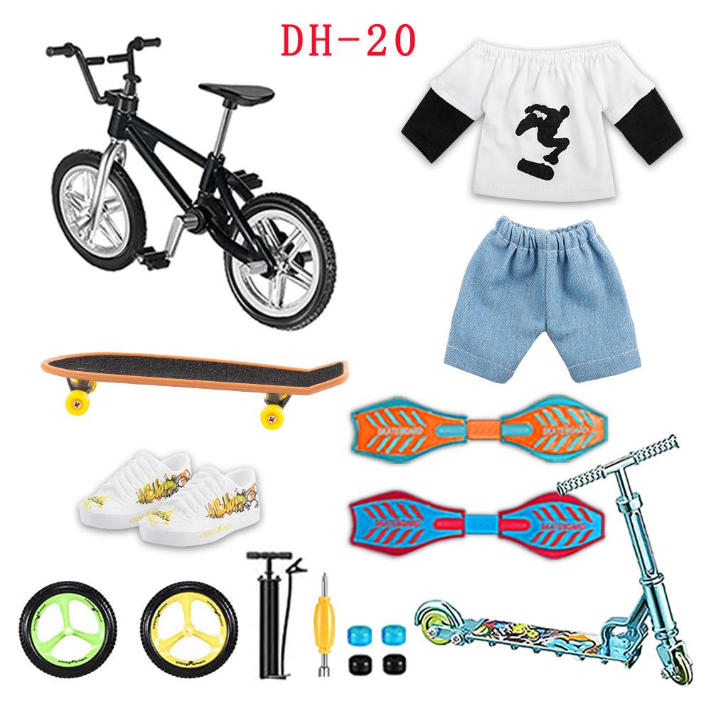 Мини-самокат Fingertip Movement, новинка, игрушка, красочные детали велосипеда, наборы для детей, Рождество, день рождения, креативные подарки