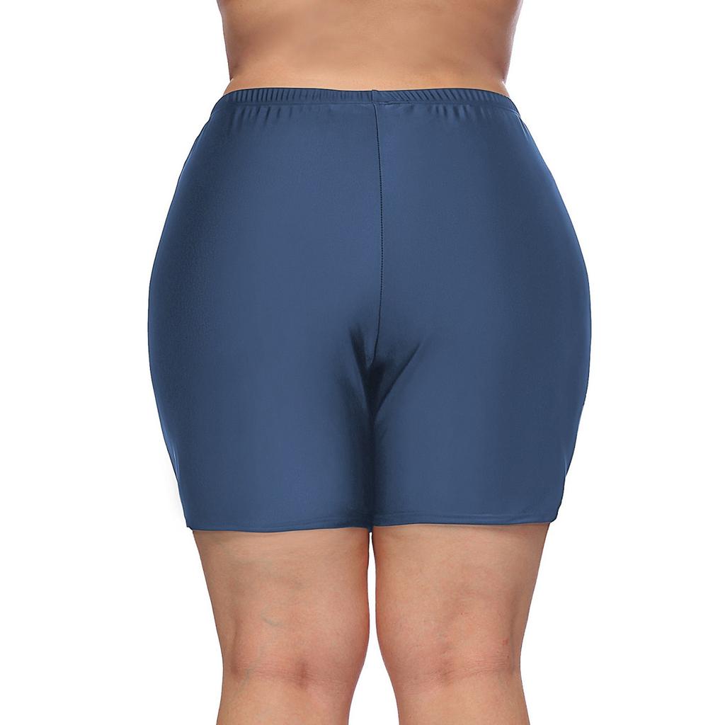 Charmleaks Женские плавки больших размеров с однотонным дном и высокой талией