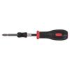TONE PGCD1S Сменная силовая отвертка-рукоятка Включает набор из 2 штук, бита 6,35 мм, красно-черная,