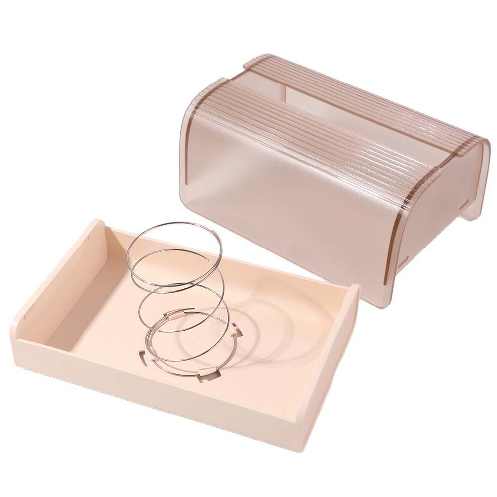 Spring Support Napkin Holder Luxury Design Paper Box Portable Clear Tissue Box  Office