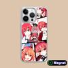 Date a Live Kotori Itsuka Silver Plating Magsafe Mobile Phone Case for iPhone 17 16 15 14 13 12 11 Air Pro Max Plus Cover