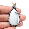 Кулон Дендритовый Опал Драгоценный камень Подарок на День святого Валентина Серебряные украшения 2,5"