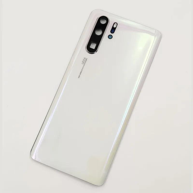Для Huawei P30 Pro OEM A + новая крышка батарейного отсека, жесткая задняя крышка, задняя панель корпуса + объектив рамки камеры + клейкий логотип