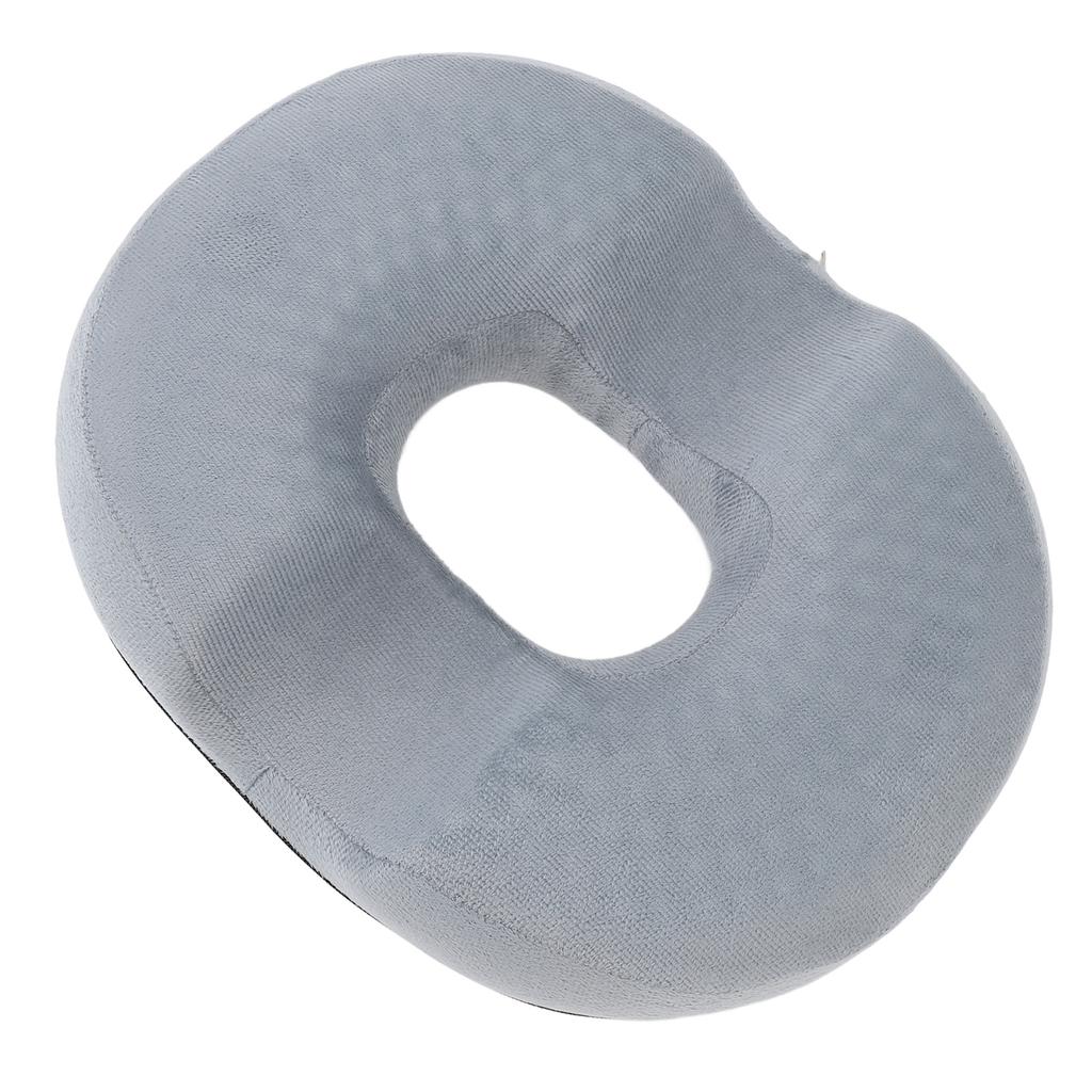 Donut Pillow with Gel Layer Ergonomic Breathable Hollow Office Chair Cushion Pad for Long Sitting