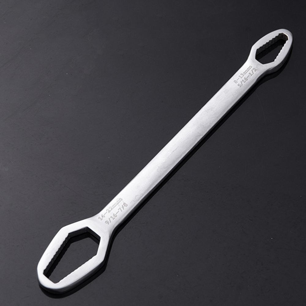 1 шт. Новый универсальный Torx ключ с трещоткой для велосипеда и мотоцикла, двойной 8-22 мм