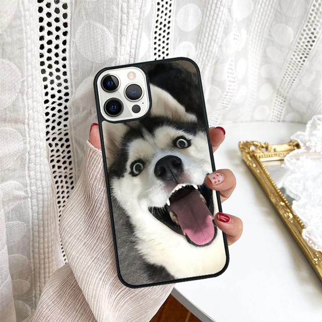 Siberian Husky Dog Phone Case For Samsung Galaxy S10 S22 S23 S24 Note 10 20 Lite S20 Plus S21 Ultra Back Cover