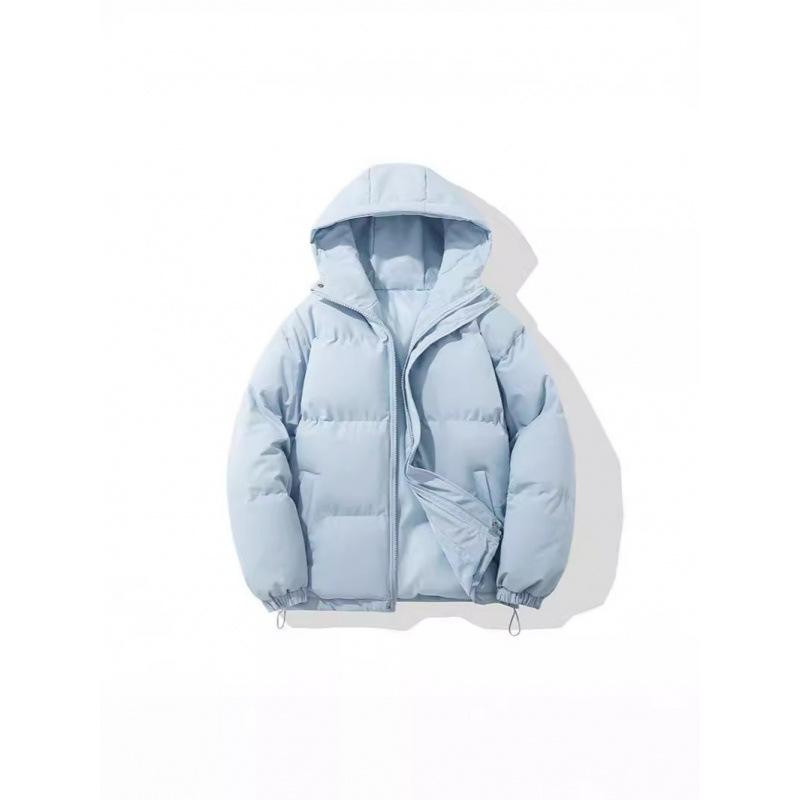 Мужская повседневная хлопковая куртка в минималистичном стиле, однотонная, приталенного кроя, зимняя, для ежедневной носки, теплая