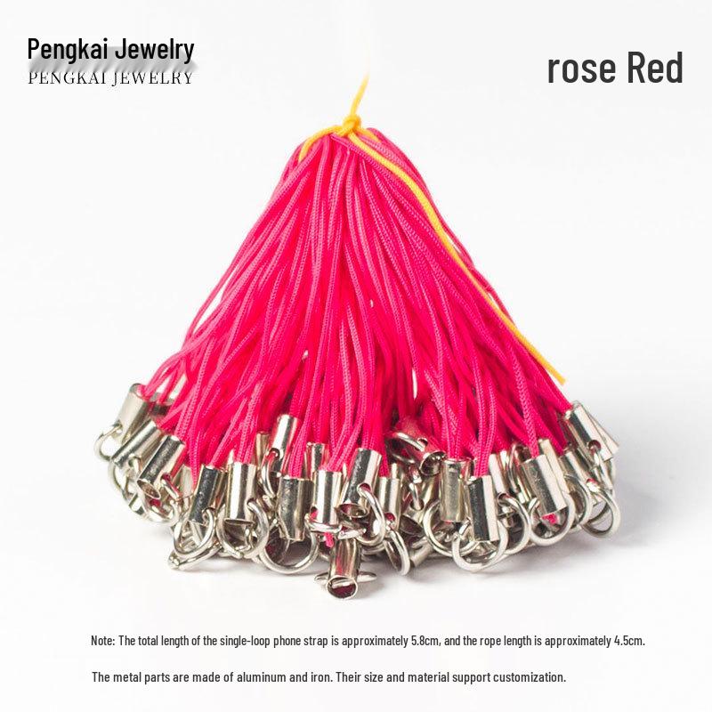 Красочный шнурок для украшений своими руками: Металлическая трубка Однопетлевой телефонный шнур с кольцевой пряжкой