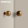 Dooroom Винтажный Стиль Круглые Латунные Ручки Высокое Качество Шкаф Комоды Шкафы Шкафы Дверь Ящики Ручка для Обувной Коробки