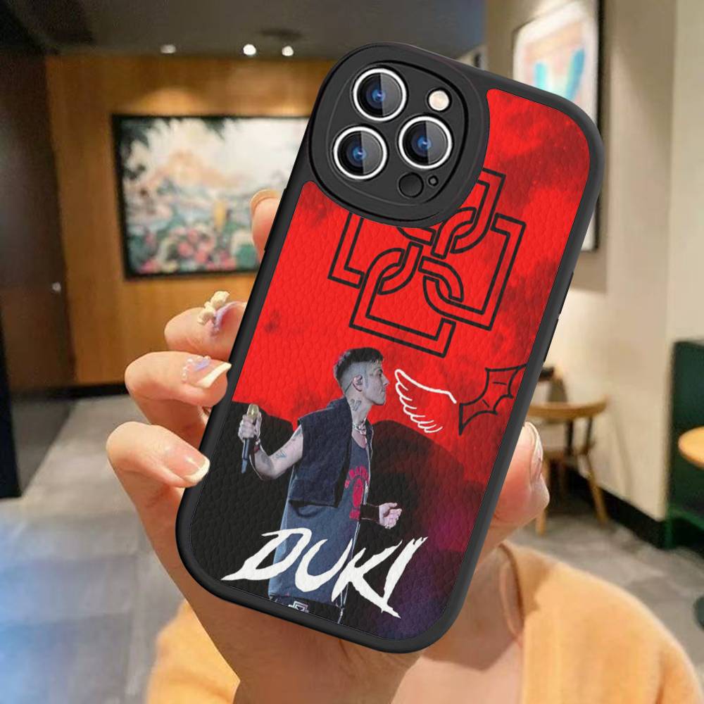 Модный рэпер DUKI Чехол для телефона для iPhone 16 15 14 13 Pro Max 11 12 Plus Кожаный силиконовый чехол