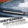 Car Front Hood 3D ABS Letters Logo Nameplate Sticker Fit For L//and R//over Defender Head Emblem Badge Trim Decals Replace Auto Accessories