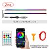 110cm  APP Control Car Ambient Lights LED Interior RGB Symphony Atmosphere Light  Acrylic Strips Dashboard Decoration Sunroof